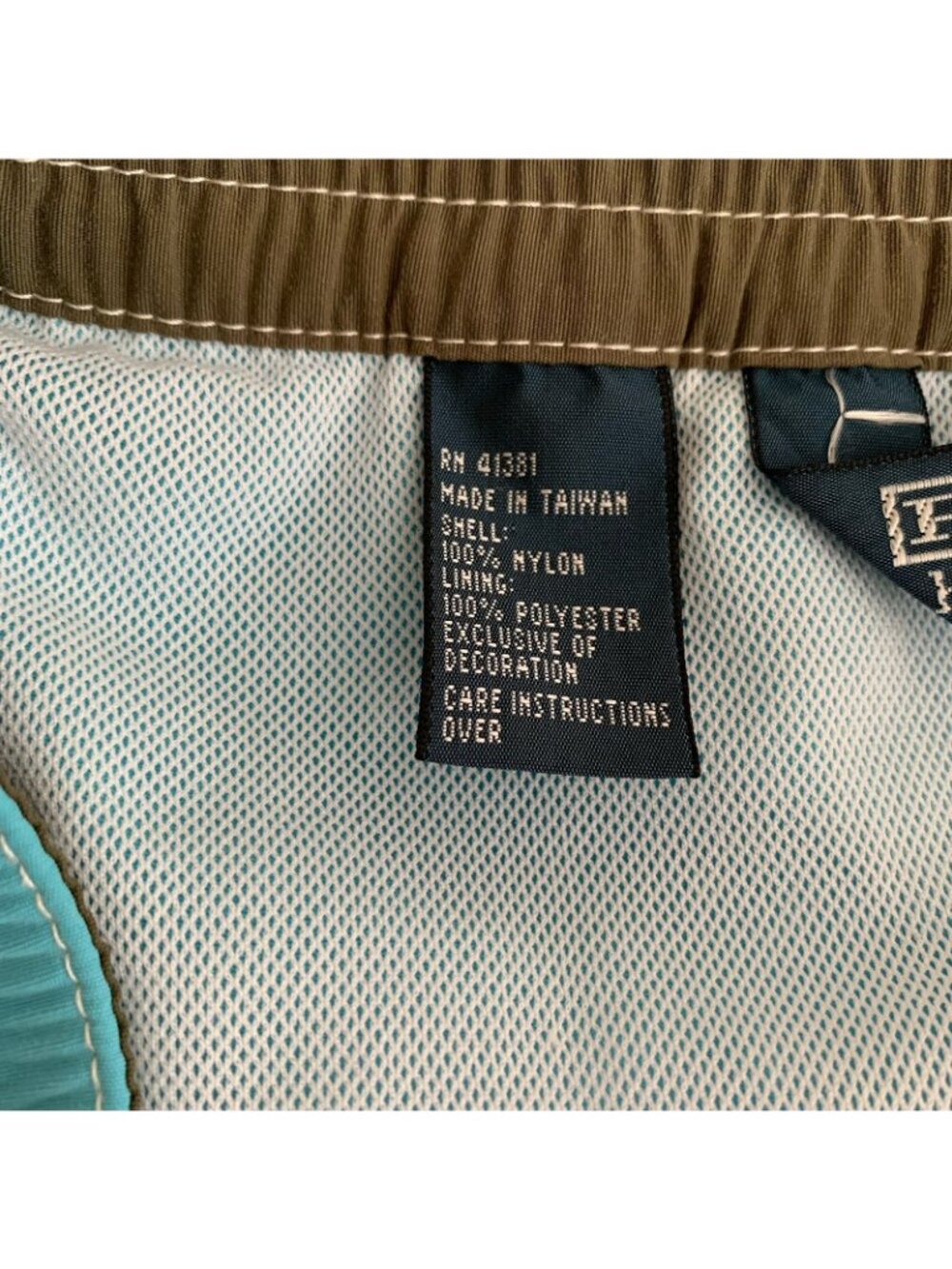 Polo Ralph Lauren Mesh Lined Cargo Swim Board Shorts Men’s 2XLT Aqua Blue - Picture 9 of 11